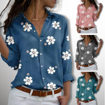 Bertha™ | Elegante Bluse met Blumen - Vignette | TRENDMAKERMODE™ 