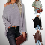 Freija™ | Stijlvolle off-shoulder trui - Vignette | TRENDMAKERMODE™ 