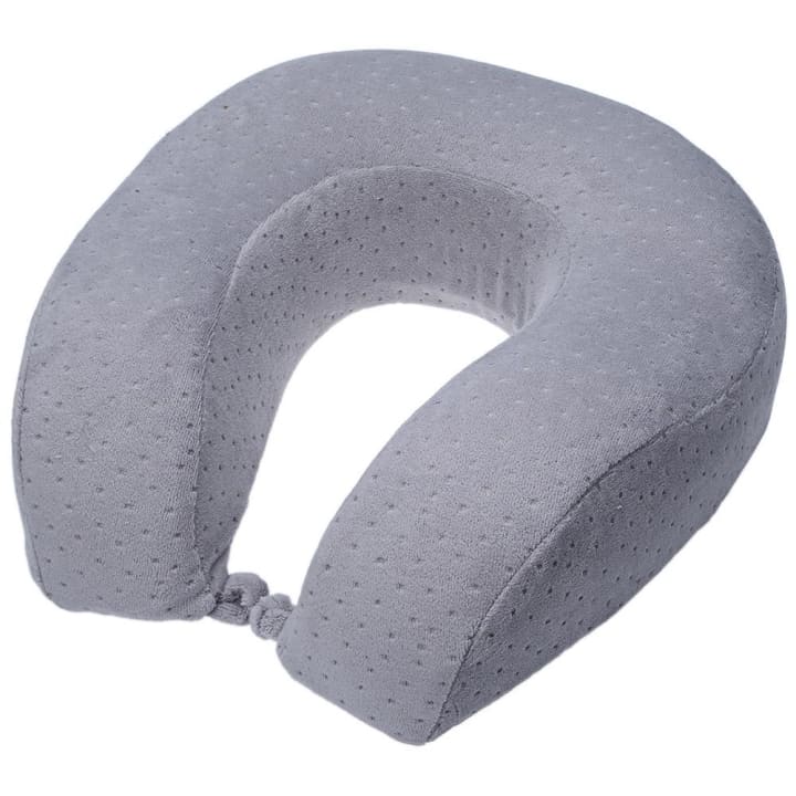 Coussin Cervical de Voyage Ergonomique en U - Gris