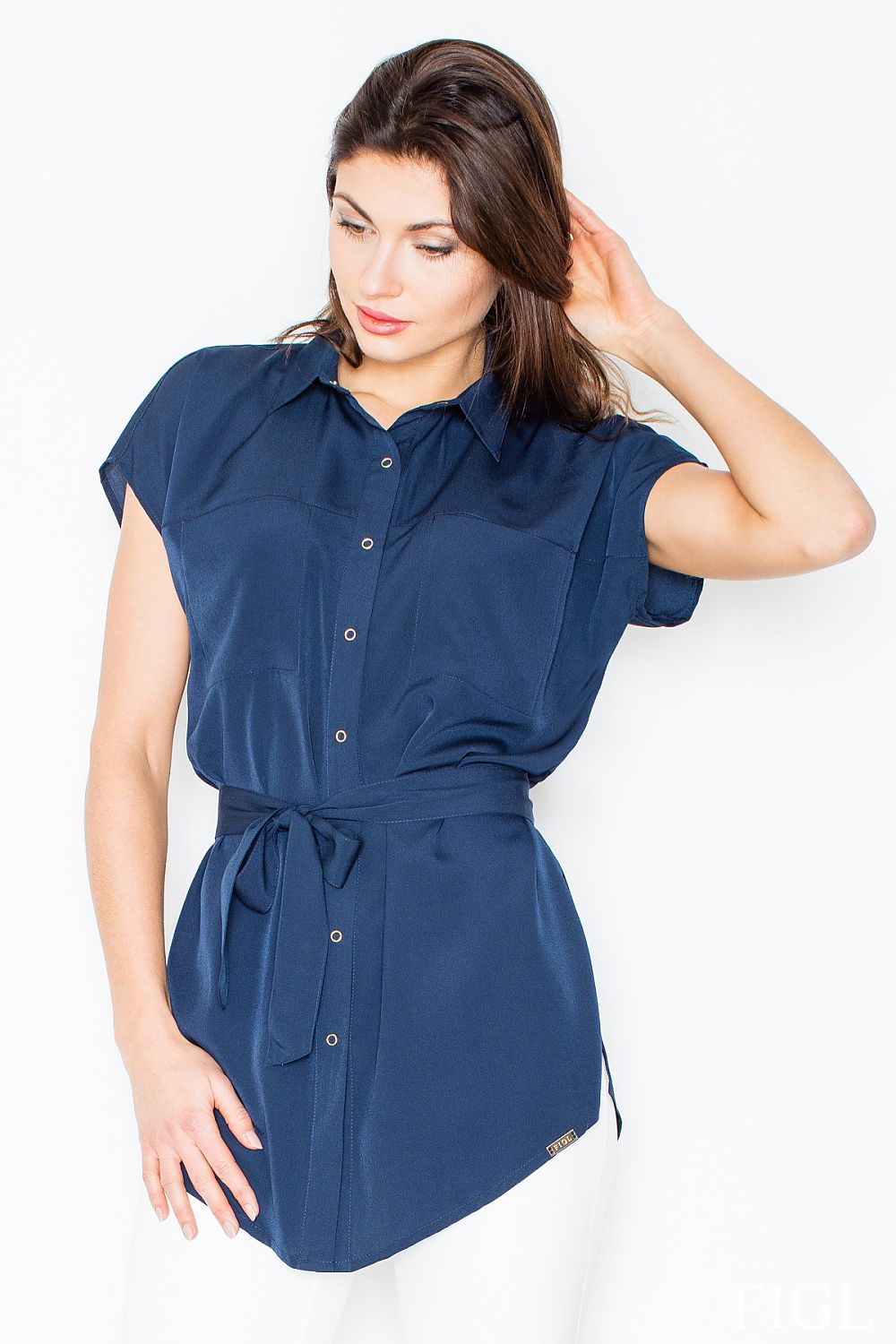 Chemise model 57415 Figl | Blouses Femme/Chemises Femme, Matterhorn_Category_/FEMME/V?tements Femme/Chemises Femme, Matterhorn_Color_bleu marine, Matterhorn_ProductId_57415, Matterhorn_Type_Chemise, Matterhorn_Vendor_Figl | Figl