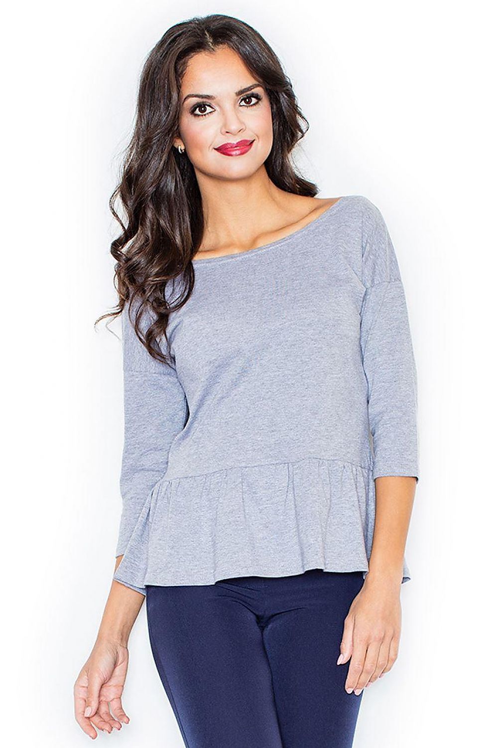 Chemisier model 44525 Figl | Blouses Femme/Blouses Femme, Matterhorn_Category_/FEMME/V?tements Femme/Chemises Femme, Matterhorn_Color_gris, Matterhorn_ProductId_44525, Matterhorn_Type_Chemisier, Matterhorn_Vendor_Figl, Tuniques | Figl