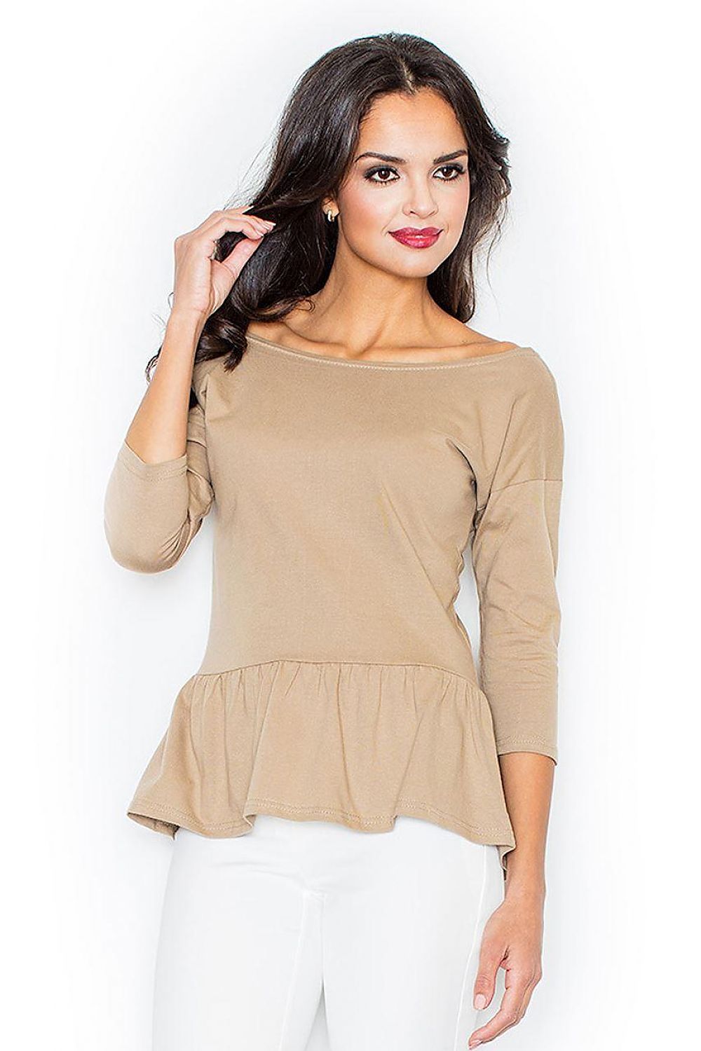 Chemisier model 44527 Figl | Blouses Femme/Blouses Femme, Matterhorn_Category_/FEMME/V?tements Femme/Chemises Femme, Matterhorn_Color_beige, Matterhorn_ProductId_44527, Matterhorn_Type_Chemisier, Matterhorn_Vendor_Figl, Tuniques | Figl