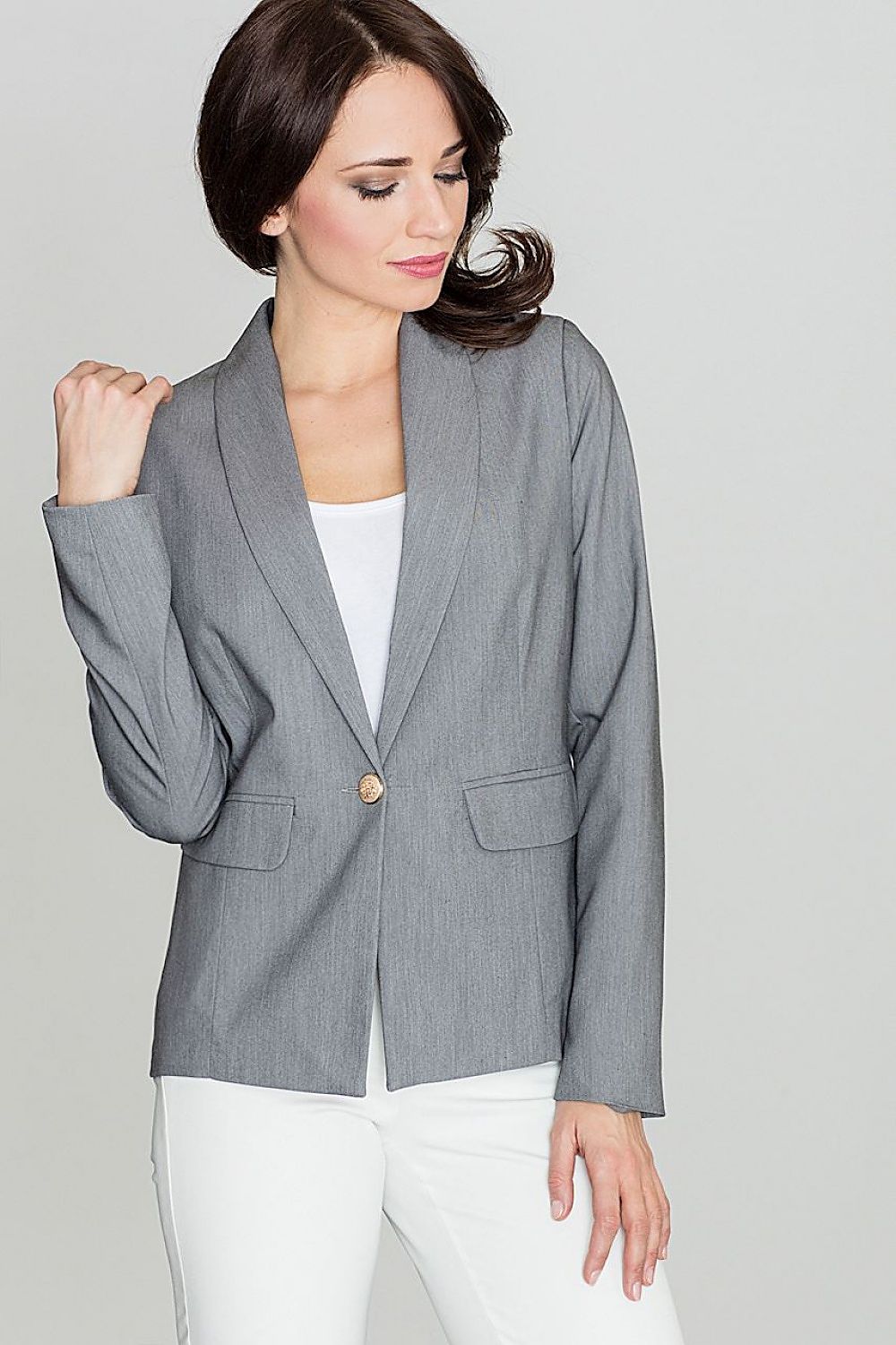 Blazer femme model 119299 Lenitif | Gilets femme, Matterhorn_Category_/FEMME/V?tements Femme/Blazers femme, Matterhorn_Color_gris, Matterhorn_ProductId_119299, Matterhorn_Type_Blazer femme, Matterhorn_Vendor_Lenitif | Lenitif