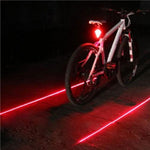 Fiets LED Achterlicht Waterdicht Veiligheidswaarschuwingslampje Laser Nacht Mountainbike Accessoires (willekeurig verzonden) - Vignette | TRENDMAKERMODE™ 