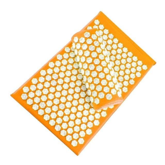 Tapis fleur de lotus anti douleurs - Jaune - Tapis d'acupression